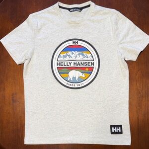 Helly Hansen Light Gray Logo T-Shirt